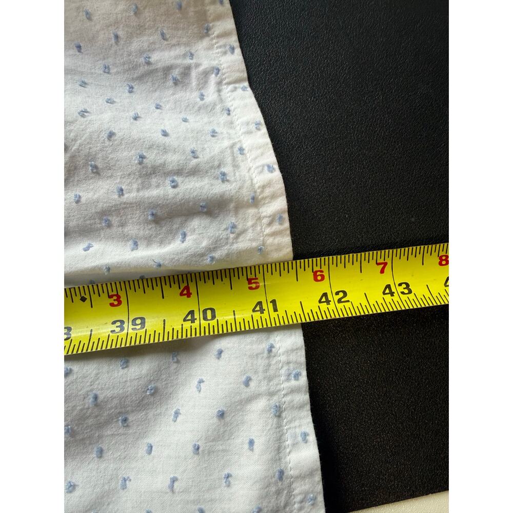 Hill House Ellie Nap Dress Blue Swiss Dot White Smocked Midi Size XS - Picture 10 of 10